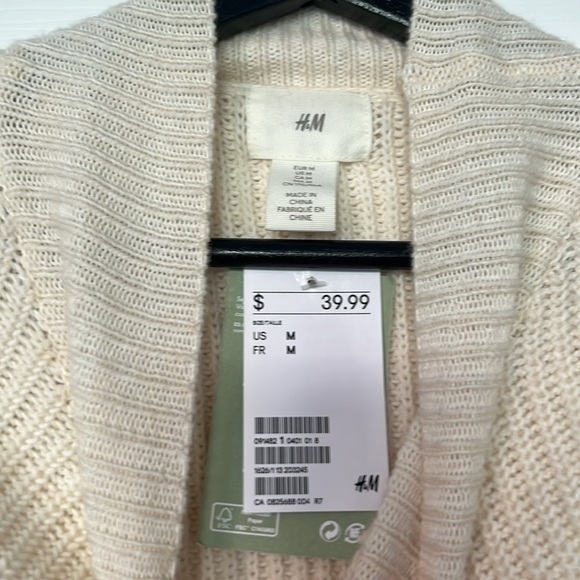 H&M Knit Sweater ivory M - Picture 3 of 4